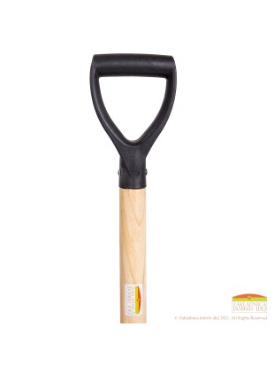 Special garden shovel for digging narrow and deep ditches