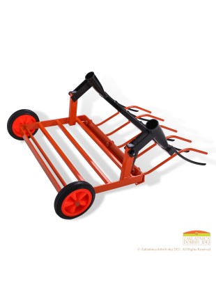Innovative forks with wheels for aeration and tillage 50 cm wide 