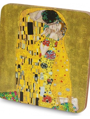 Podloga-2 kosa-dekor Gustav Klimt-Poljub