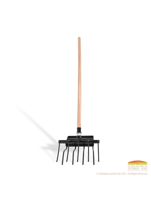 Innovative fork for aeration and loosening the soil 40 BLACK